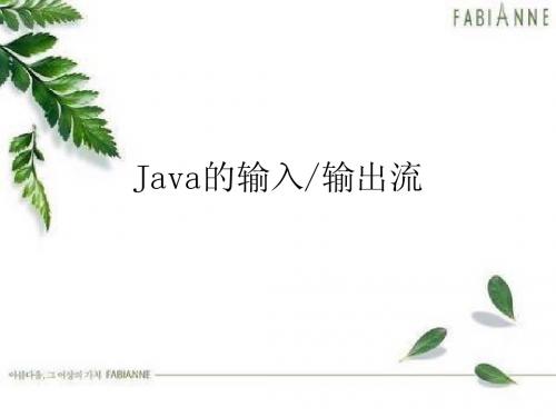 Java的输入输出流