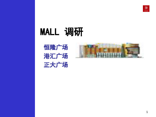 中国10大城市MALL商业模式研究