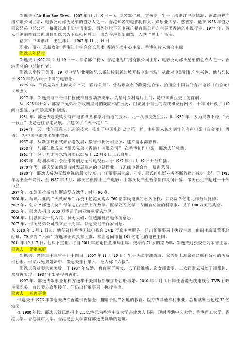 邵逸夫
