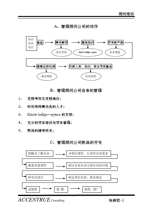 顾问入门之 埃森哲顾问入门培训