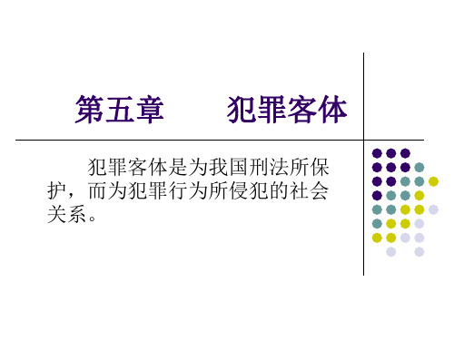 刑法教学课件第五章