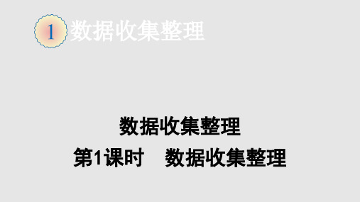 二年级下册数学_数据收集整理ppt人教版(30张)精品课件