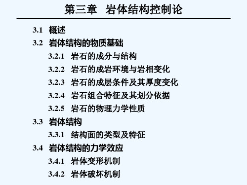 岩体结构控制论