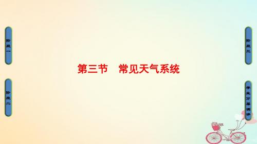 2018版高中地理第2章地球上的大气第3节常见天气系统课件新人教版必修1