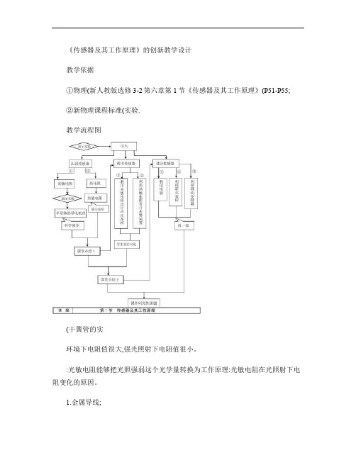 《传感器及其工作原理》的创新教学设计_图文.