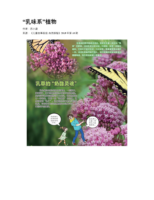 “乳味系”植物