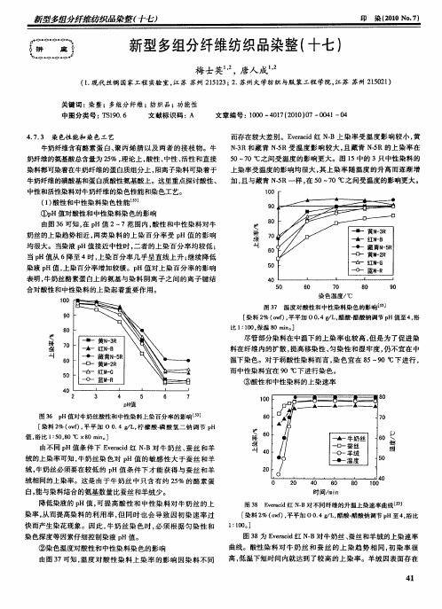 新型多组分纤维纺织品染整(十七)