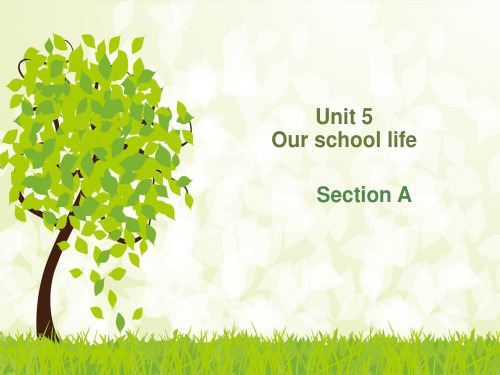 仁爱版七年级英语下册V Unit 5 Topic 1 Section A 课件