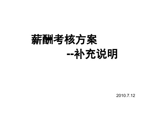 房产中介薪酬考核制度【21世纪房产】