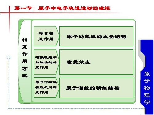 碱金属原子光谱的精细结构