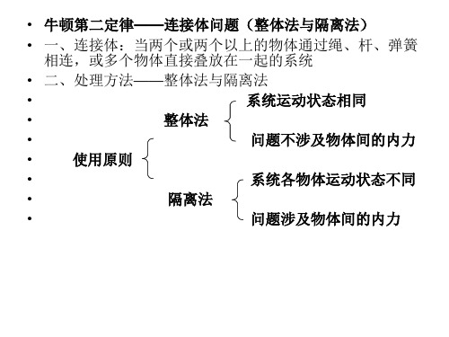 高一物理必修一课件-连接体