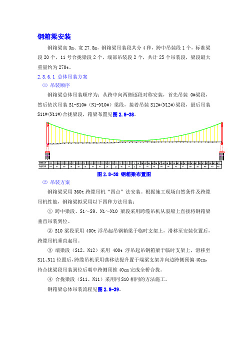 钢箱梁吊装