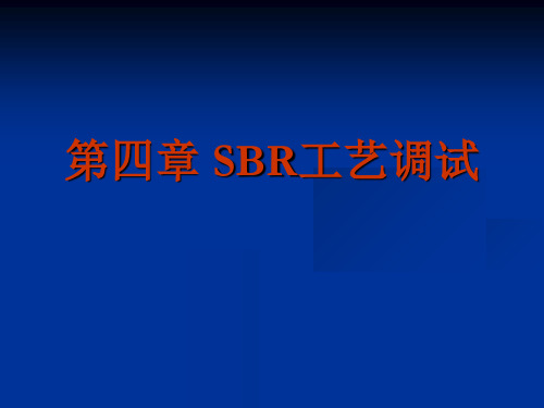 序批式活性污泥法原理与应用课件