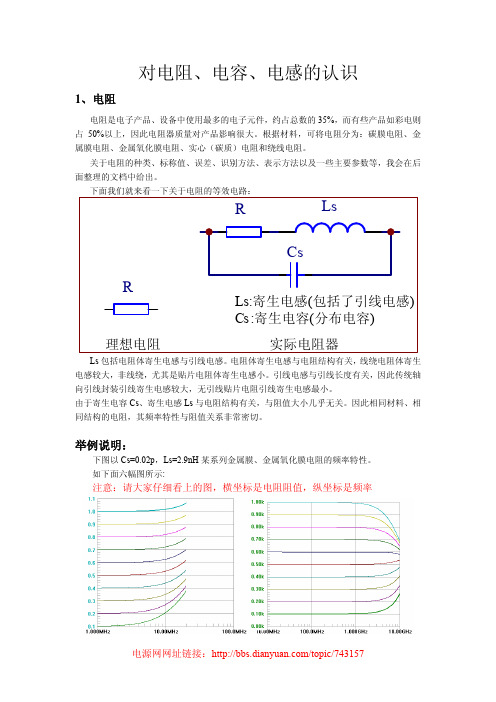 认识电阻、电容、电感