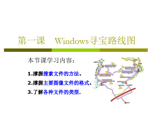 第一课---Windows寻宝路线图教学内容