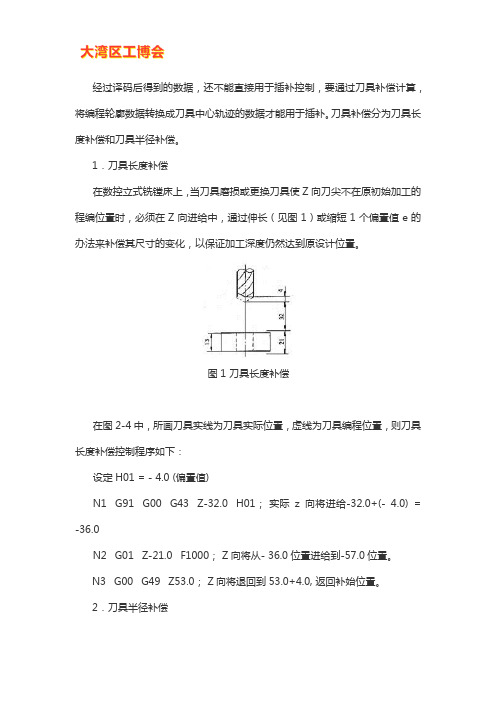 数控机床为什么需要刀具补偿