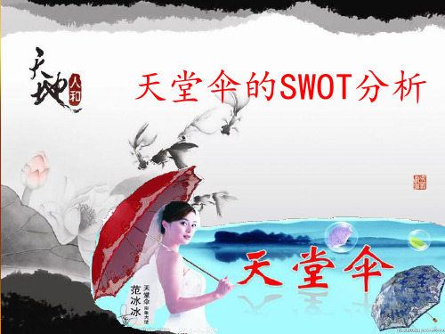 天堂伞swot分析