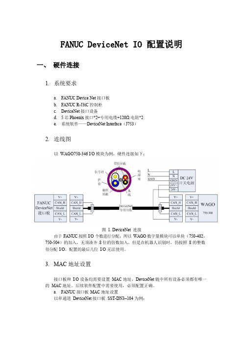 FANUC DEVICENET配置说明