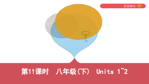 初中英语阅读理解八年级(下) Units 1~2