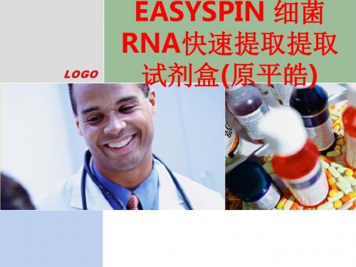 [课件]EASYSPIN 细菌RNA快速提取提取试剂盒(原平皓)PPT