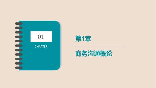 第一章  商务沟通概论  《商务沟通》