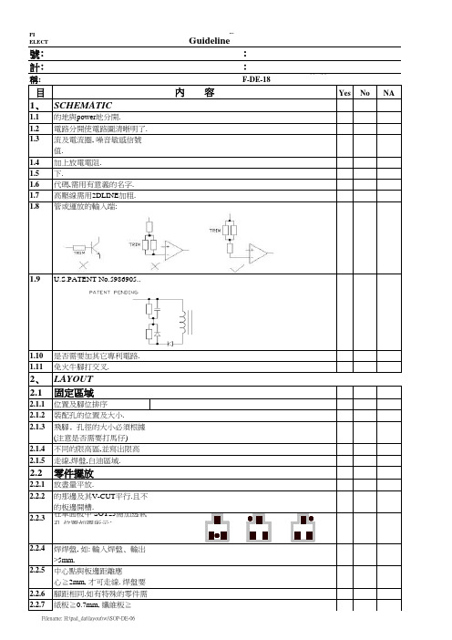 PCB Design Guideline and Checklist