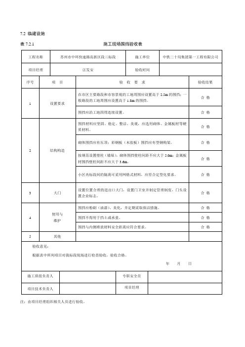 安全验收