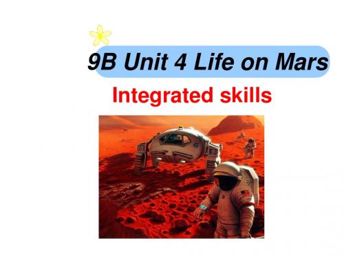 最新牛津译林版9B Unit4 Integrated skills课件