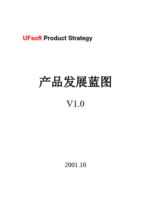 产品发展蓝图