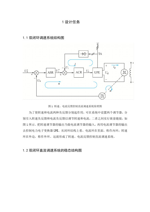 PWM脉宽直流调速系统设计及matlab仿真验证