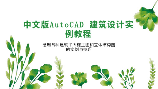 中文版AutoCAD 建筑设计实例教程