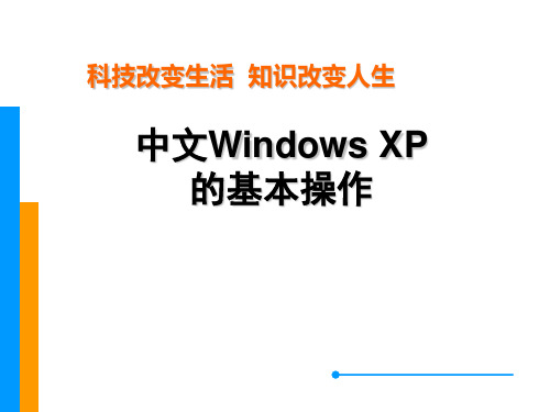 第2章WindowsXP基本操作(三)精品PPT课件