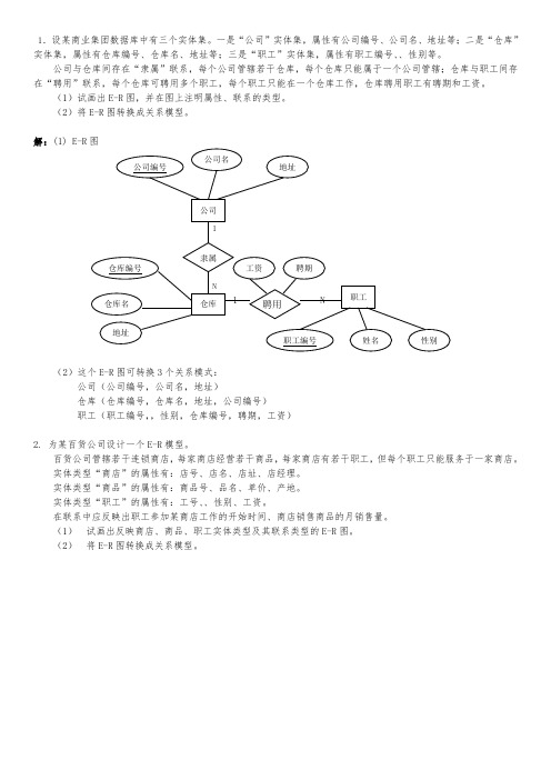 数据库ER图