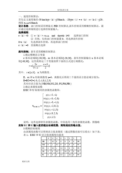 模糊控制详细讲解实例