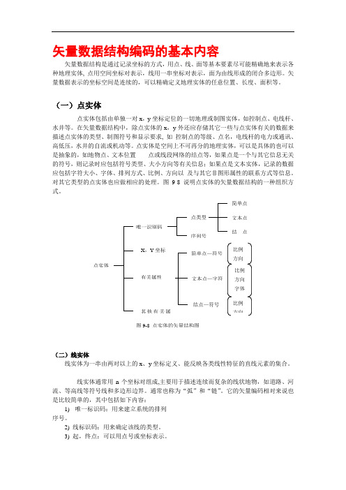 矢量数据结构编码的基本内容