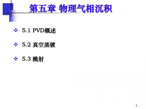 PVD-物理汽相淀积