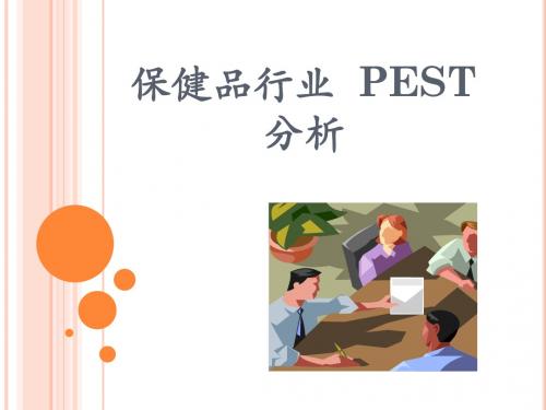 保健品行业PEST分析