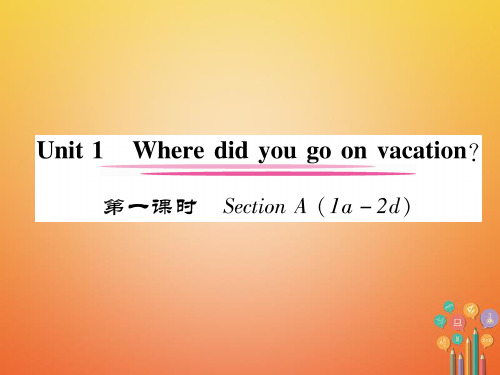 2017年八年级英语上册Unit 1 作业课件(人教版)精选教学PPT