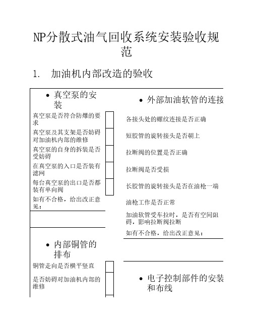 NP分散式油气回收安装验收规范