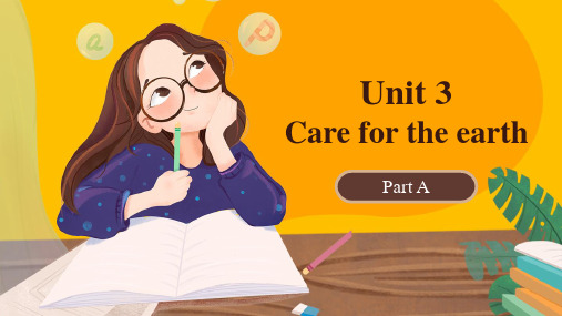 陕旅版小学六年级英语上 U3 Care for the earth Part A 教学课件