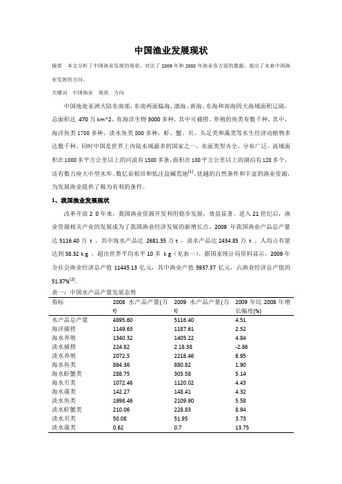 水产养殖综述论文1