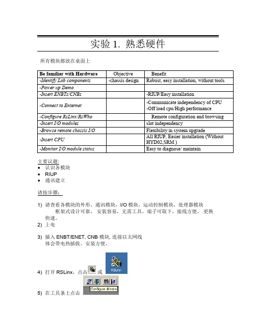 Rockwell-AB-RSlogix5000-培训教程及操作说明-实验(共5)