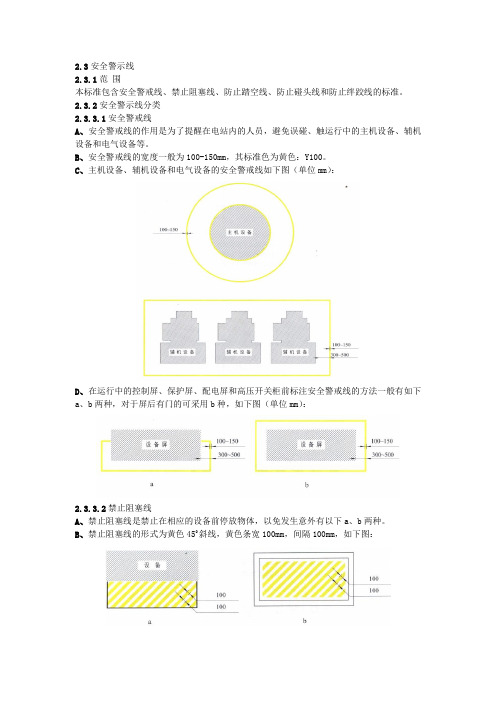 安健环之安全警示线