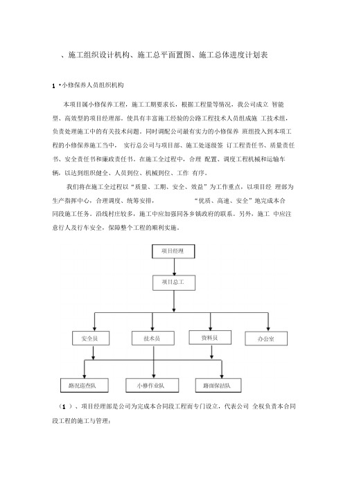 小修保养工程施工