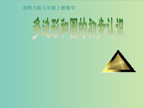 北师大七年级上4.5多边形和圆的初步认识课件(共16张PPT)