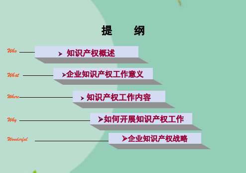 企业知识产权战略与工作实务lxl(共34张精选PPT)