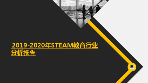 2019-2020年STEAM教育行业分析报告