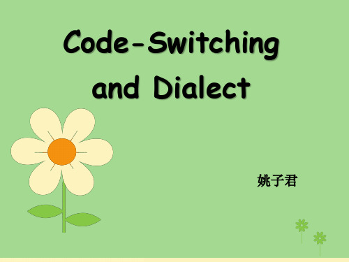 dialect 方言