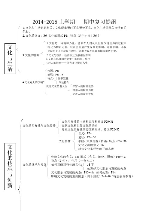 2014-2015政治提纲