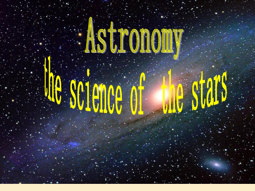 人教版高中英语 Book 3 unit 4 Astronomy Reading1 教学课件 (共23张PPT)